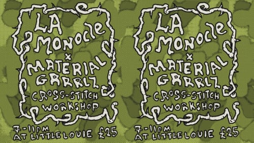 La+Monocle+X+Material+Grrrlz%3a+Cross-Stitch+Craftz