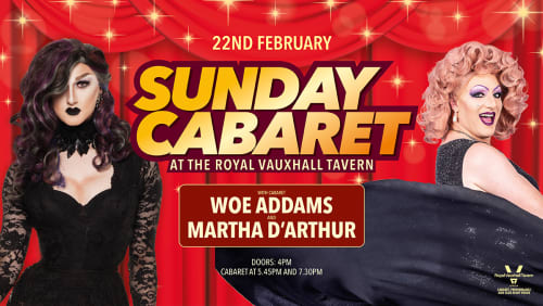 Sunday+Cabaret+with+Martha+DArthur.+and+Woe+Addams