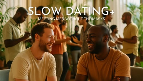 SLOW+DATING%2b+Meet+Men+Without+The+Masks