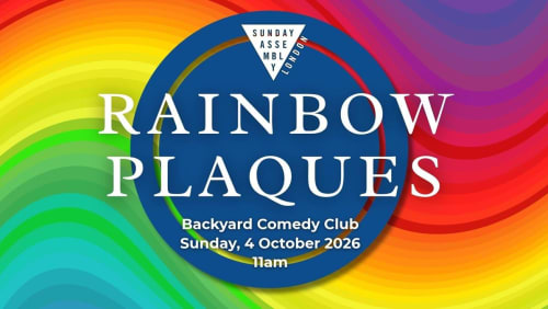Rainbow+Plaques+with+Sunday+Assembly