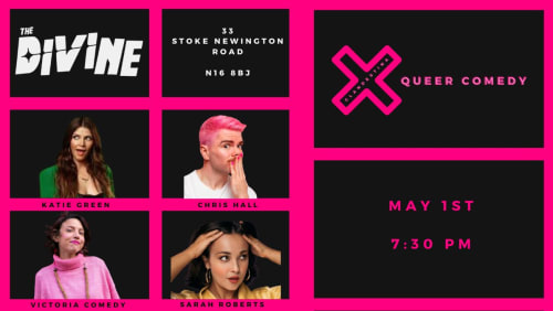 Clandestina+Queer+Comedy+May+1st