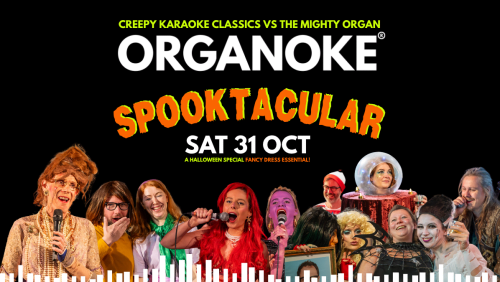 ORGANOKE+HALLOWEEN+SPOOKTACULAR+-+Creepy+Karaoke+Classics+vs+the+Mighty+Organ