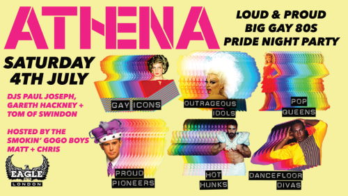 Athenas+Big+Gay+80s+Pride+Night+Party+at+The+Eagle