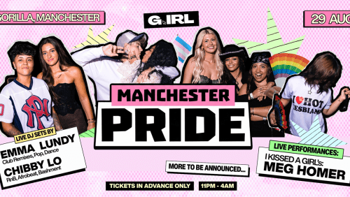 G.IRL+Manchester+Pride+WLW+%2f+Queer+Party+Club+Night
