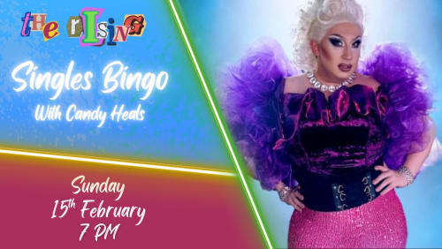 SINGLES+BINGO+with+Candy+Heals%7c+%40The+Rising