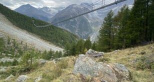 Passerelle de Randa la plus longue d Europe Suisse