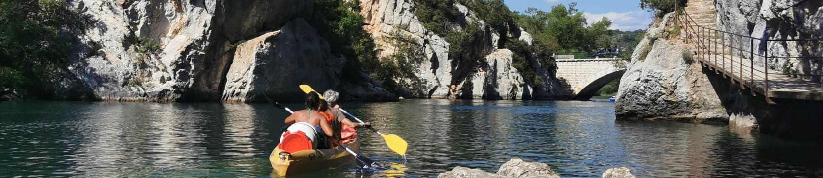 Canoë lac de Quison les Basses Gorges du Verdon