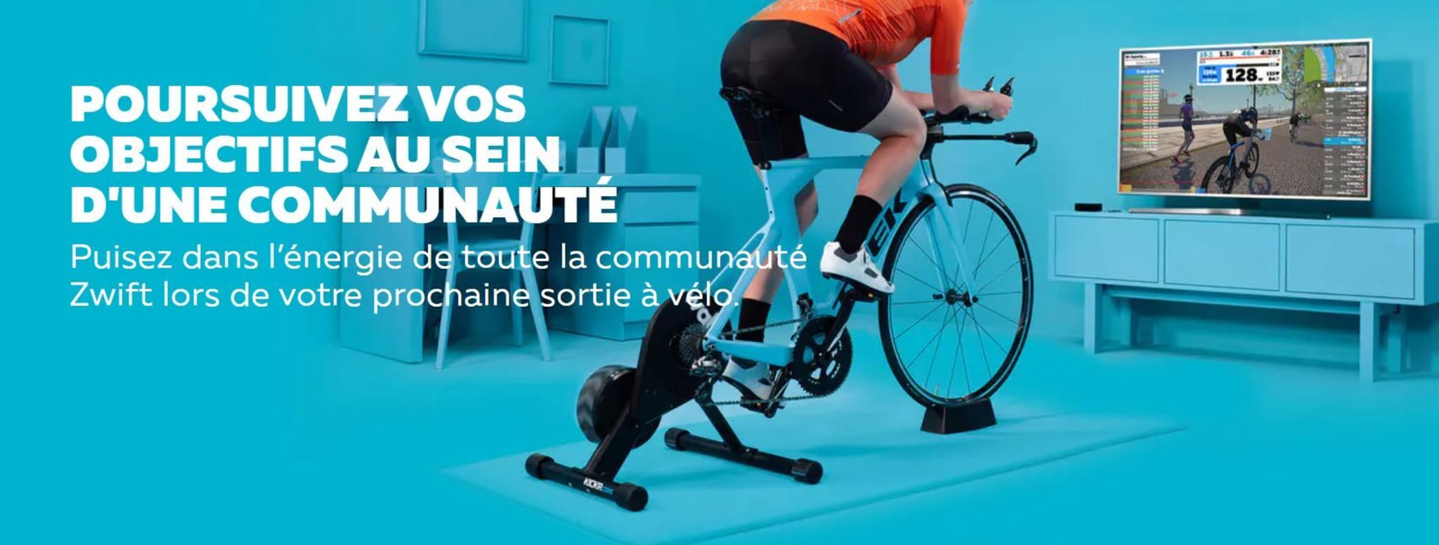 Zwift application entraînement virtuelle