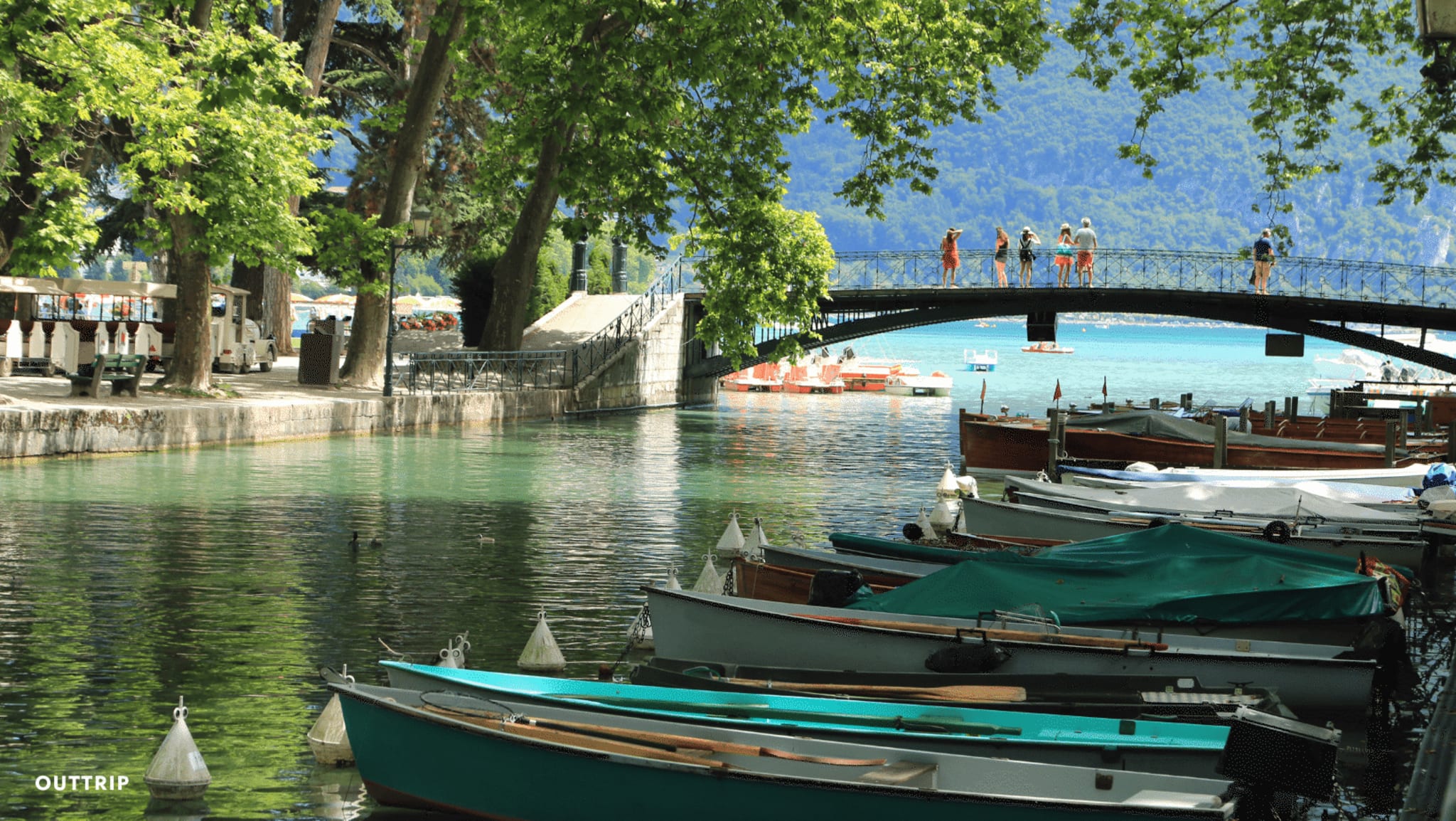 Le pont des amours à Annecy