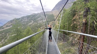 Passerelle de Randa randonnée