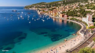 Plage des Marinières à Villefranche sur Mer