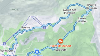 Randonnée Raquettes lac vert