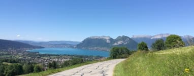 Itinéraire vélo Annecy Col de Leschaux Bellecombe en Bauges