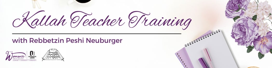 OU-RCA Kallah Teacher Training Course - OU Women