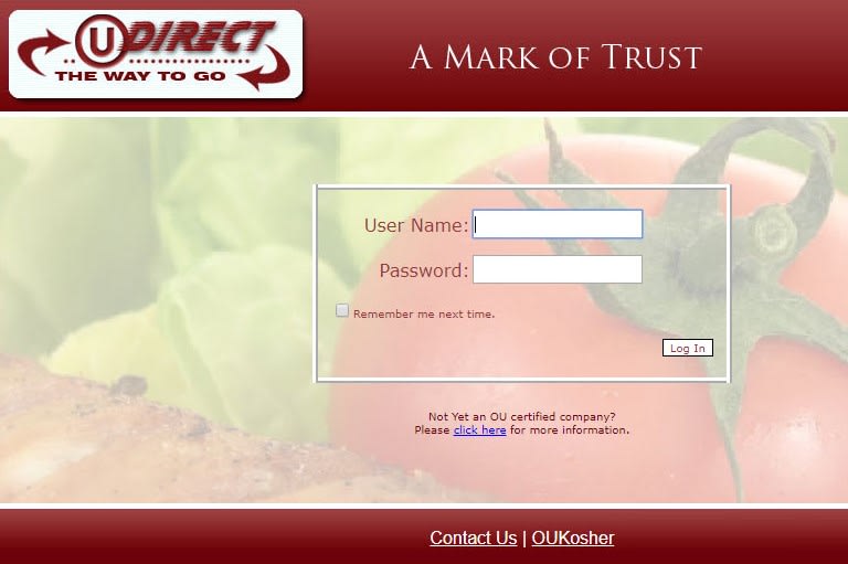 A Technological Success, OU Kosher Direct Website
