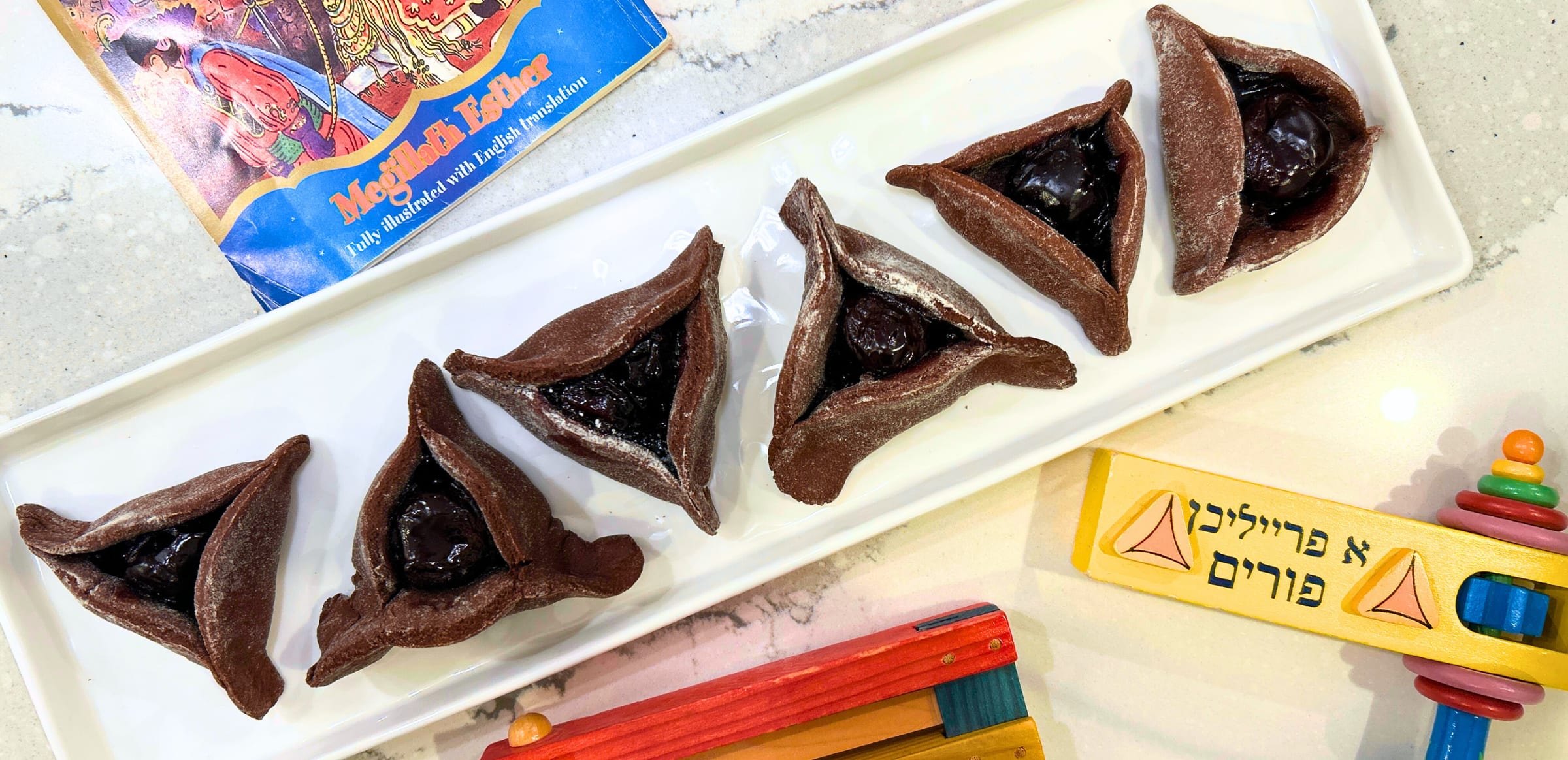 Drunken Cherry-Chocolate Hamantashen - Jewish Action