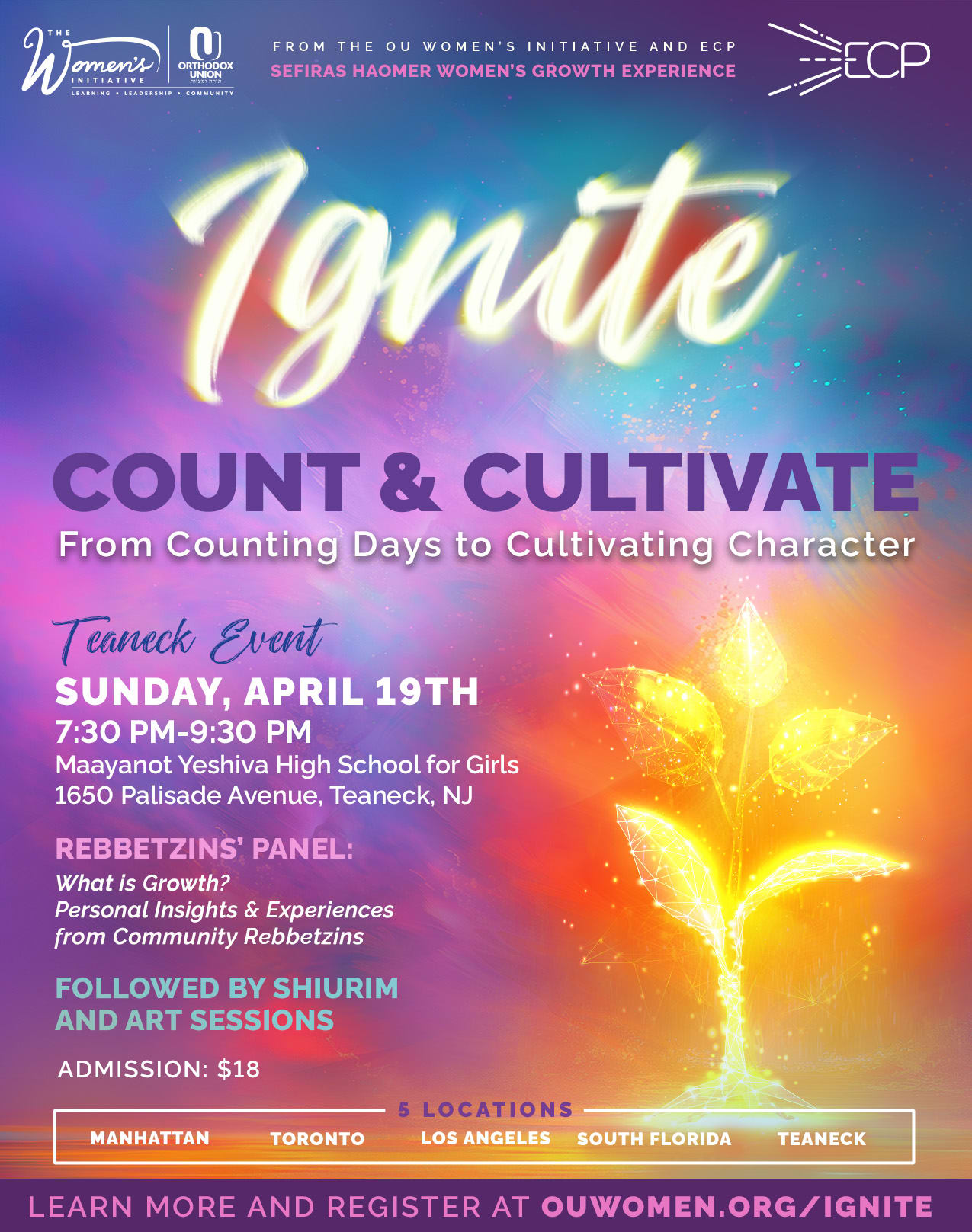 Ignite Sefirah 26 Teaneck - OU Women