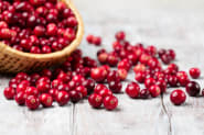 The superfood, cranberries.