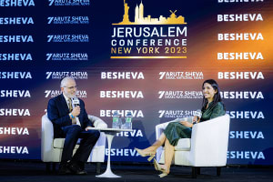 OU EVP Rabbi Moshe Hauer and Senior Correspondent at All Israel News and Trinity Broadcasting Network (TBN) Tal Heinrich