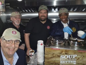 OU Kosher certified Hale and Hearty Soups with NYC Mayor Adams