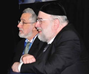 Rabbi Genack and Rabbi Elefant of OU Kosher