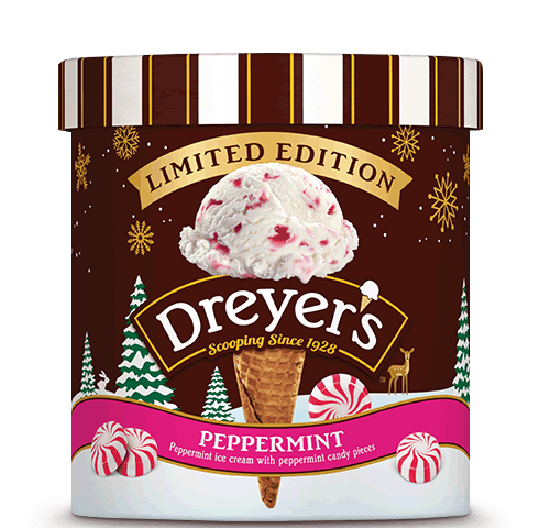 Dreyer's Peppermint ice cream OU Kosher certification