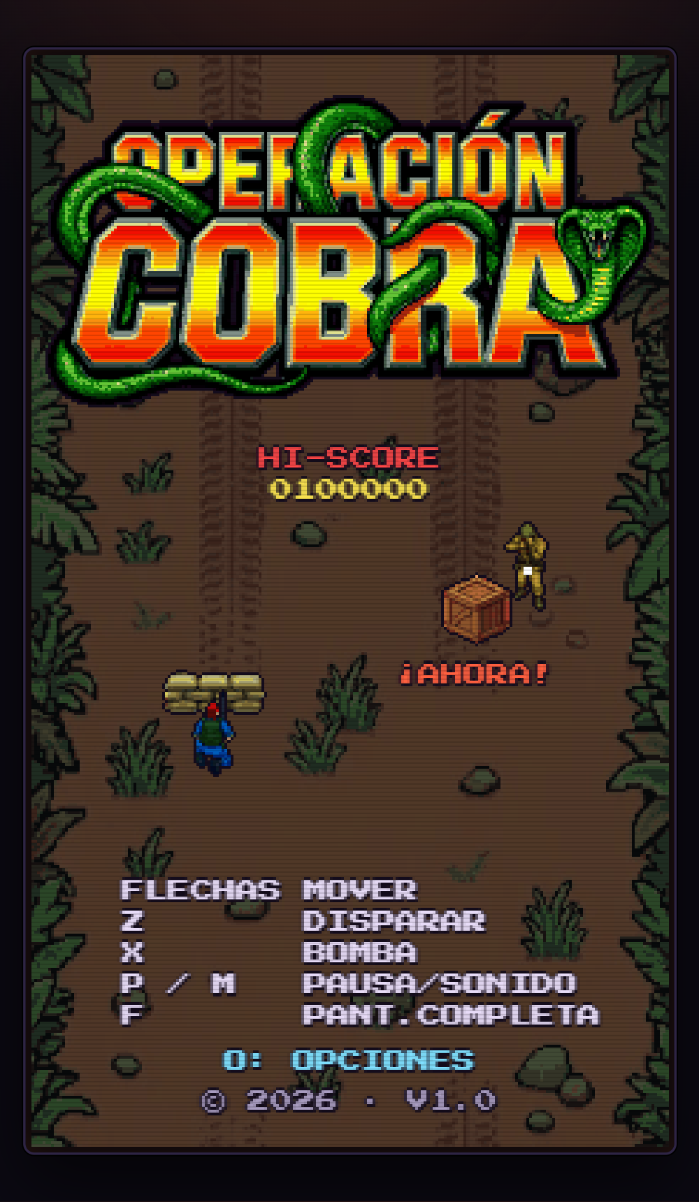 Operacion Cobra title screen