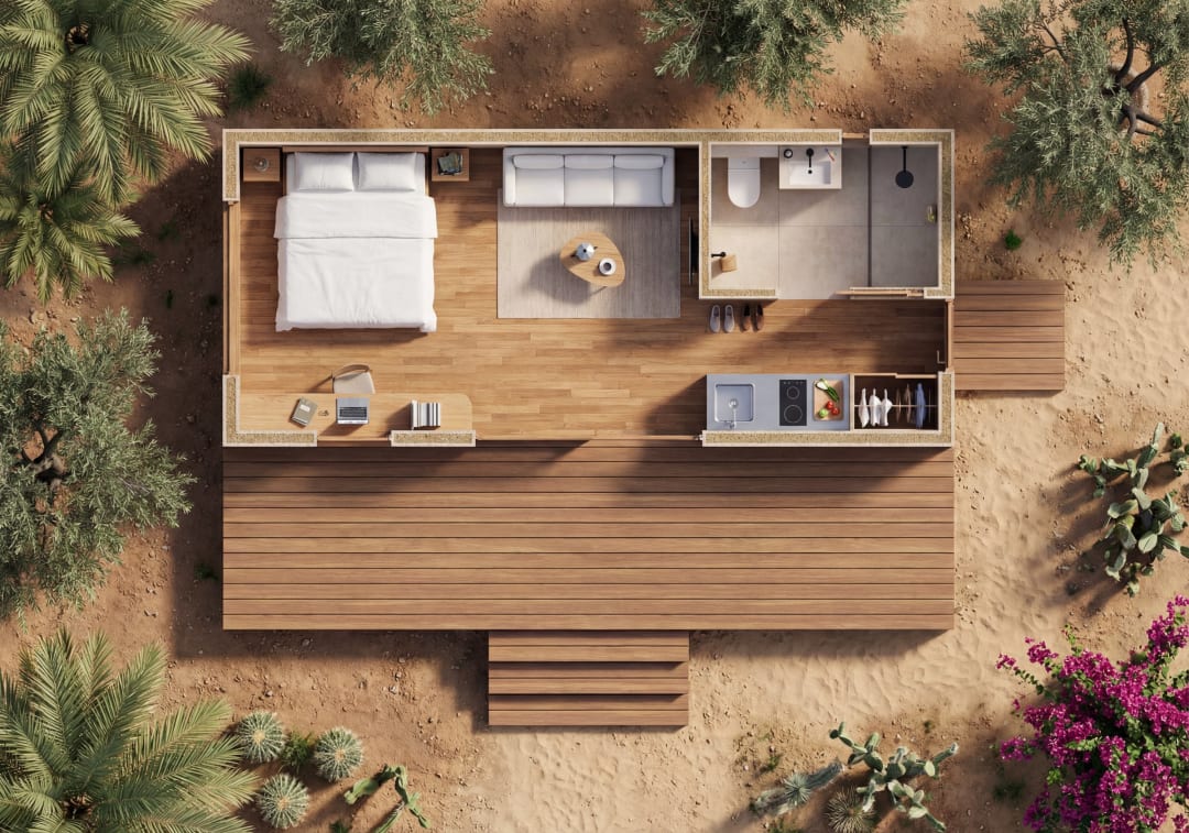 Plan du modèle Studio 28