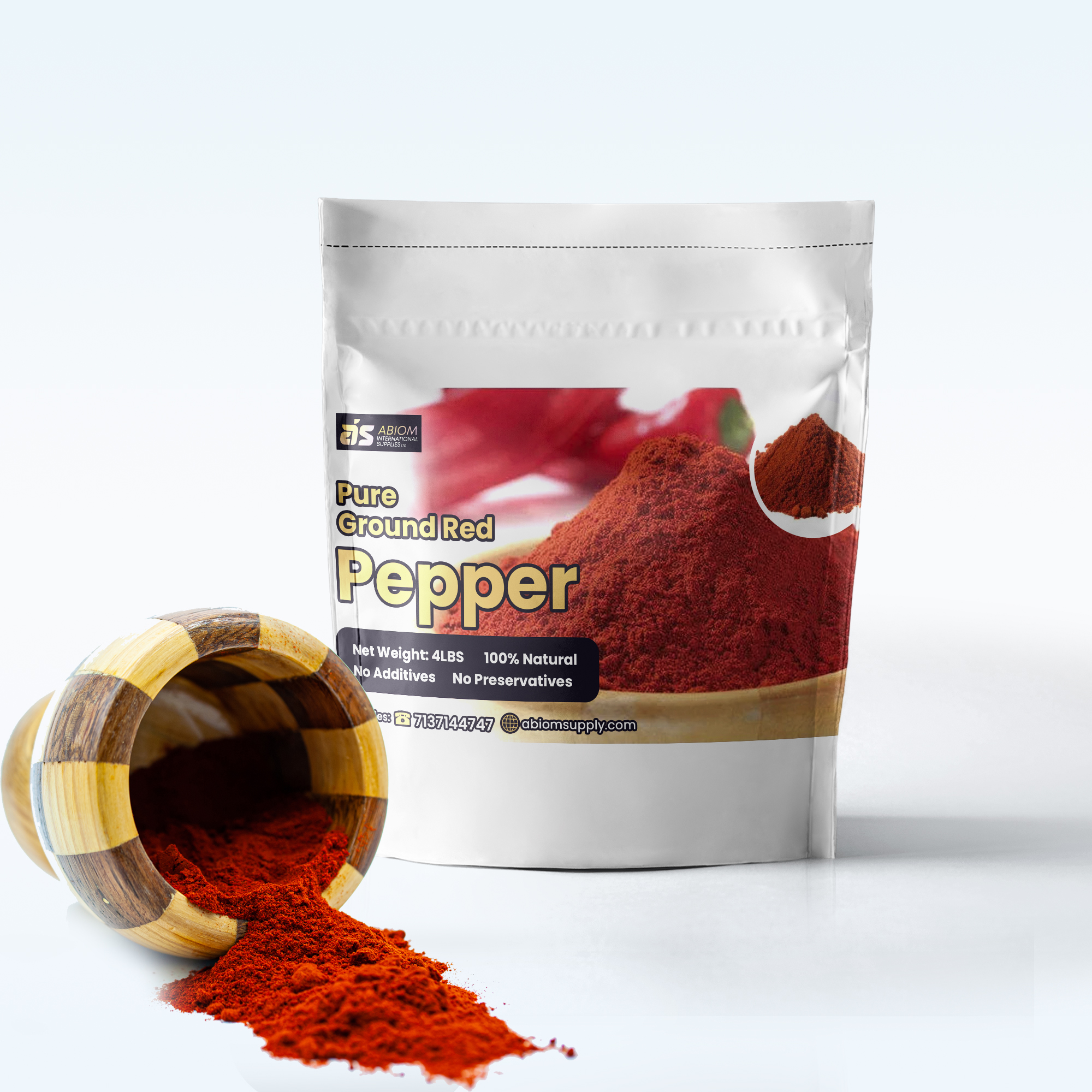 Ground Red Pepper: 1-Lb 