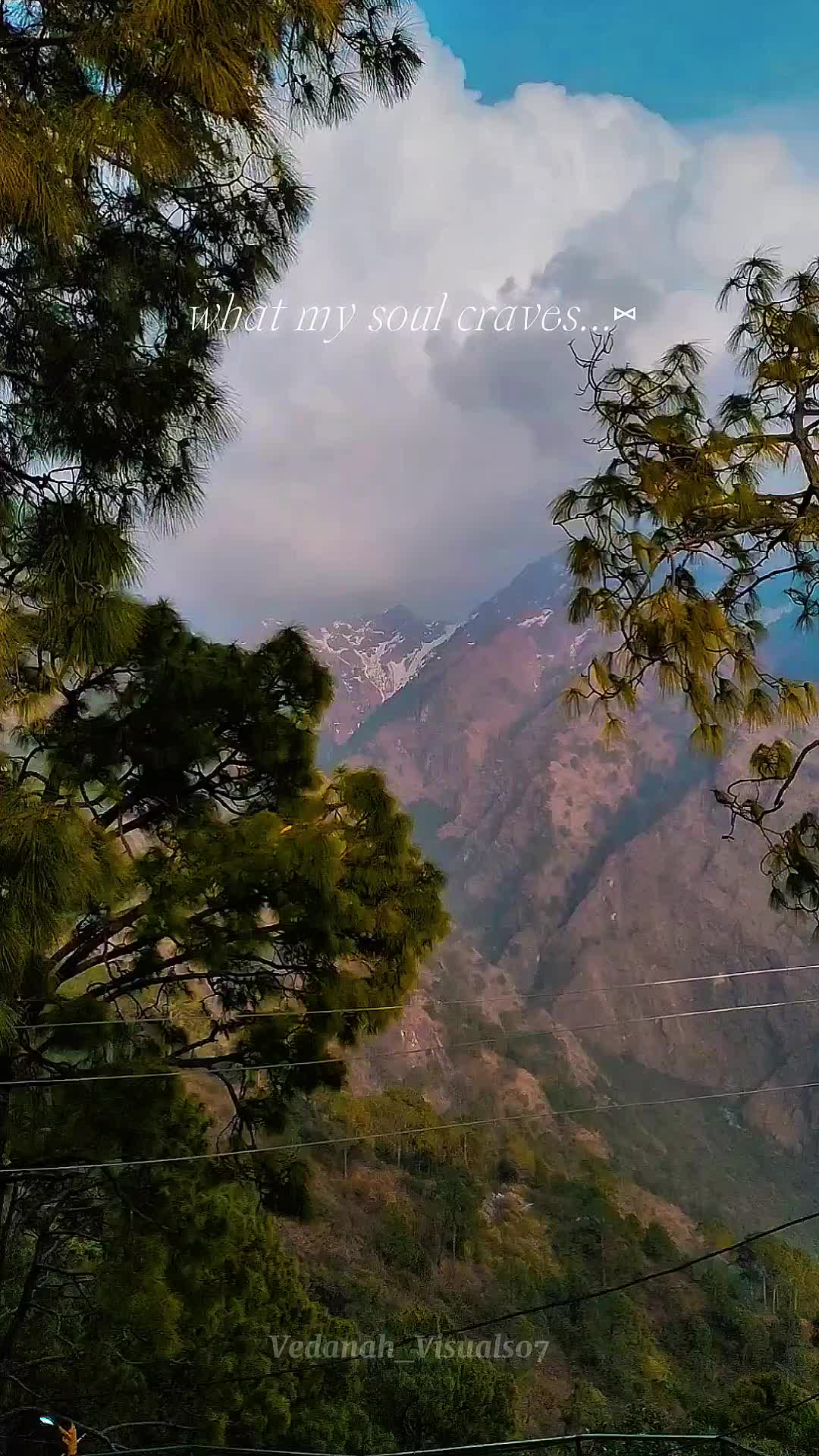 Peaceful Kashmir social media video thumbnail by Vedansh Visuals