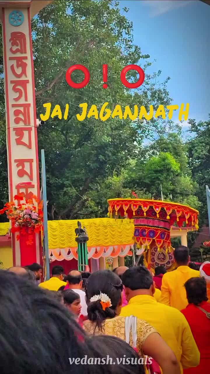 Rath Yatra social media video thumbnail by Vedansh Visuals