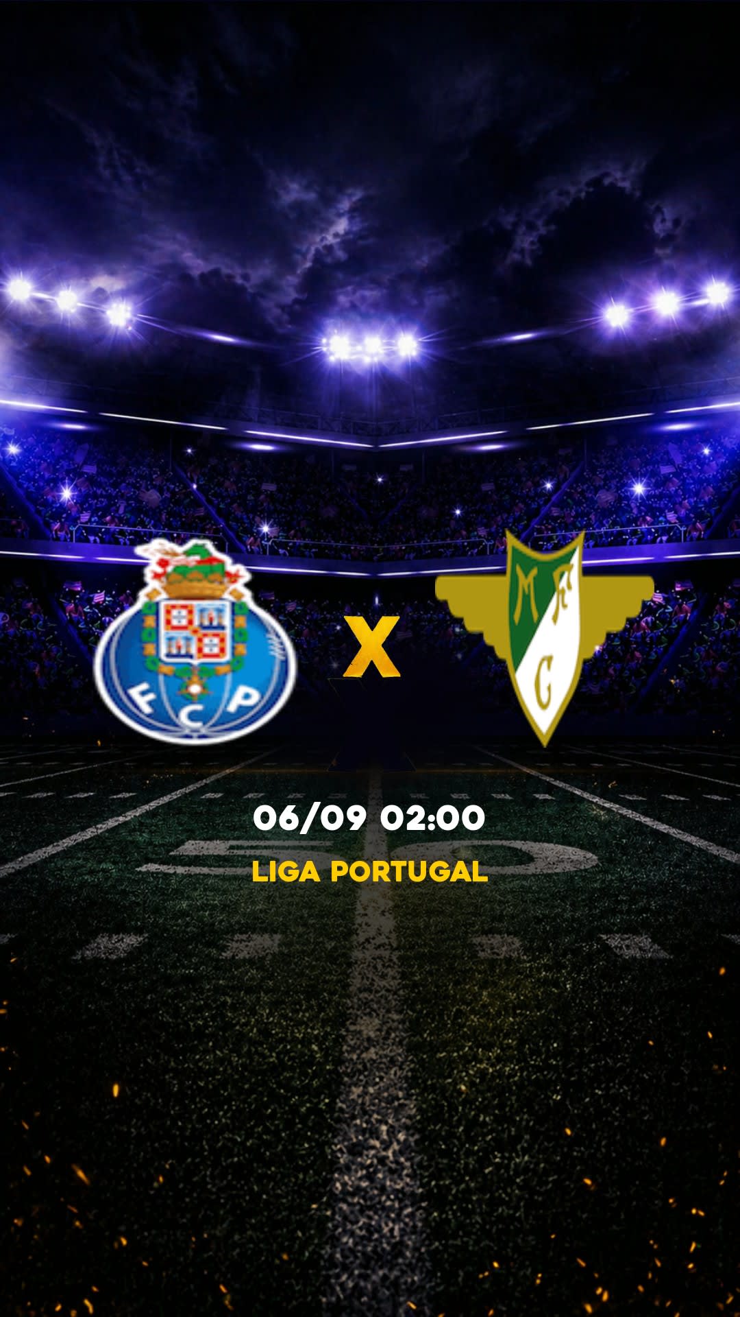 Flyer Porto x Moreirense - Liga Portugal - 06/09 02:00 - Descarga gratis fútbol