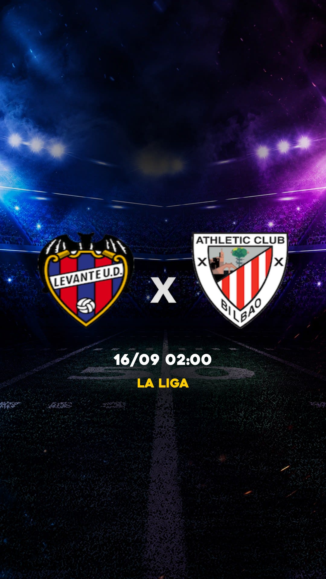 Flyer Levante x Athletic Bilbao - La Liga - Miércoles, 21/10 20:00 - Descarga gratis fútbol