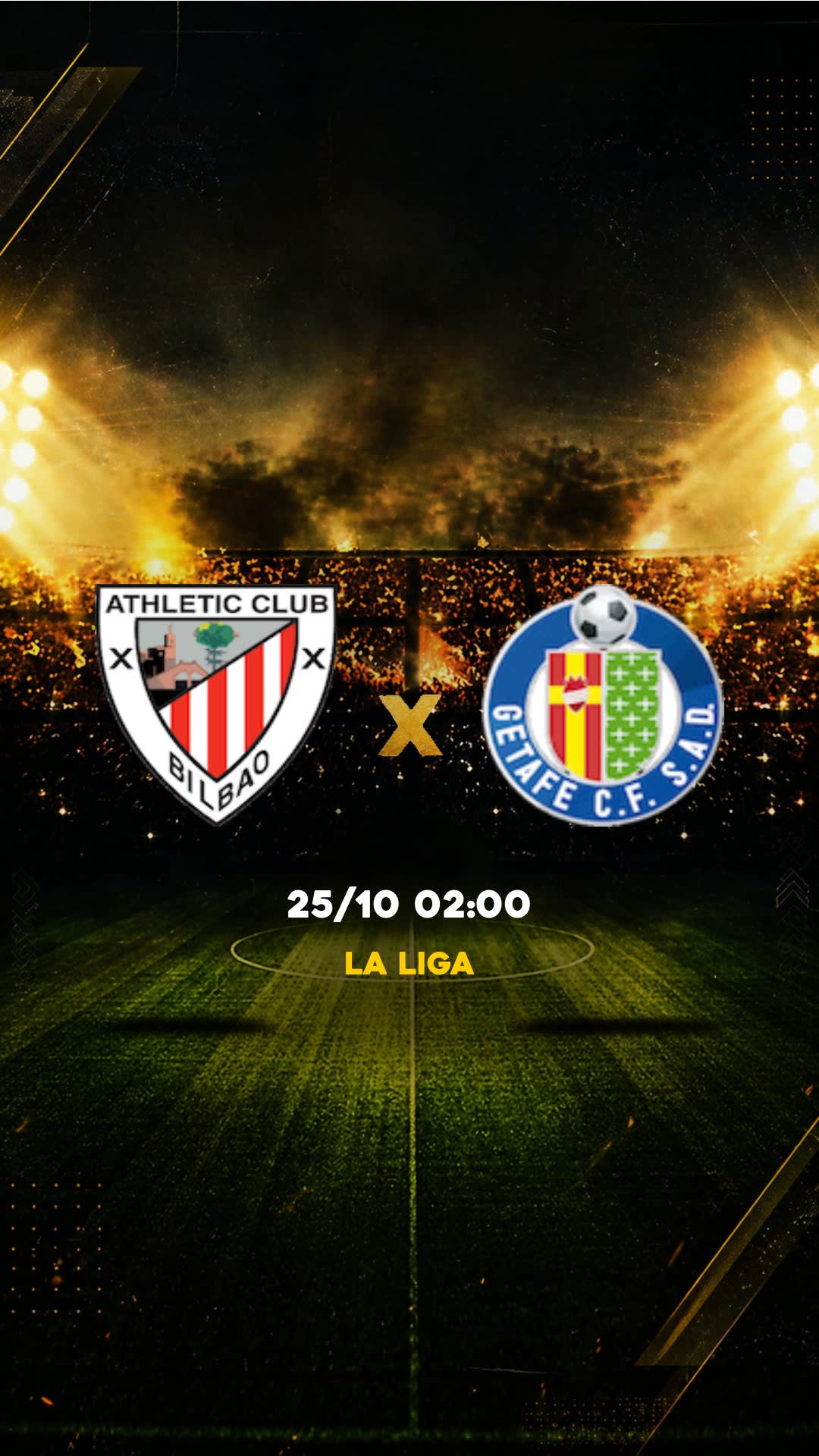 Flyer Athletic Bilbao x Getafe - La Liga - Domingo, 25/10 15:00 - Descarga gratis fútbol
