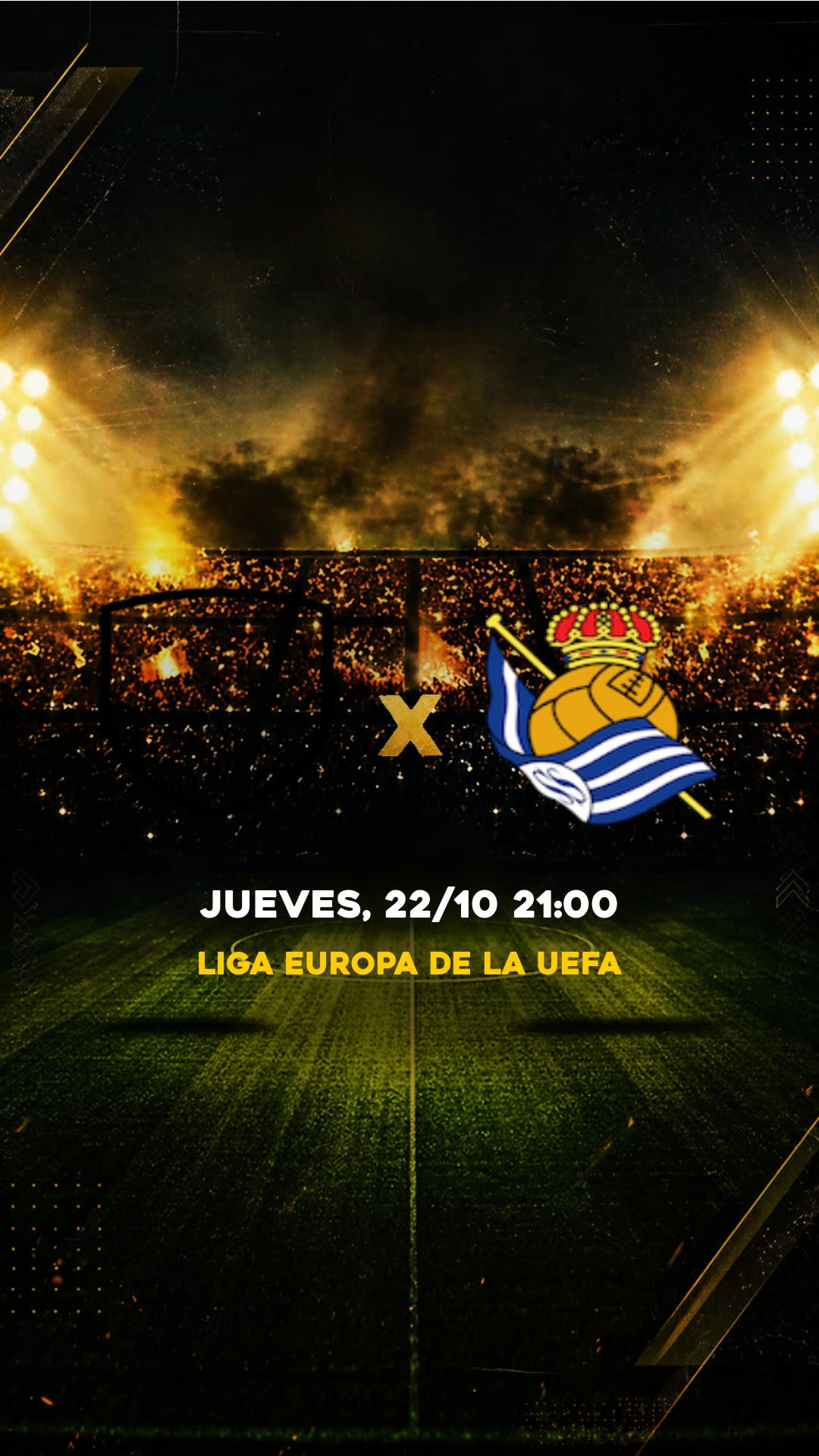 Flyer Lillestrøm x Real Sociedad - Liga Europa de la UEFA - Jueves, 22/10 21:00 - Descarga gratis fútbol