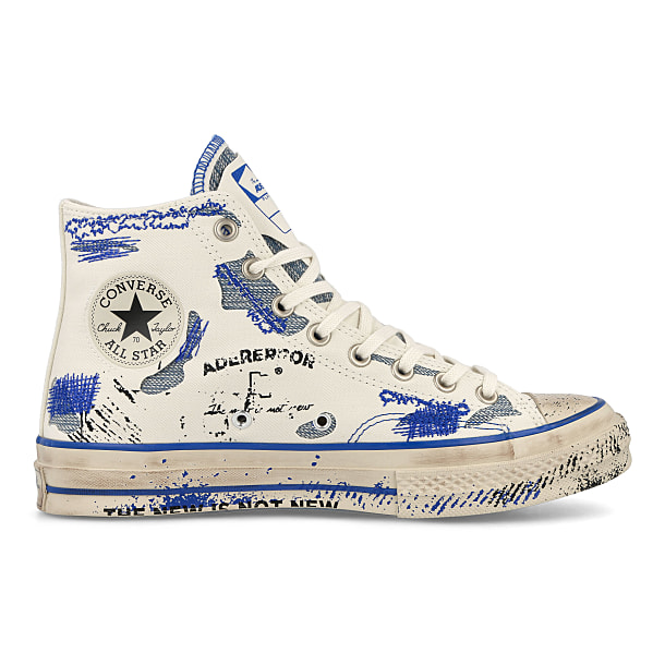 LV x Converse Chuck Taylor All Star 70 Hi White Denim Blue A05668C