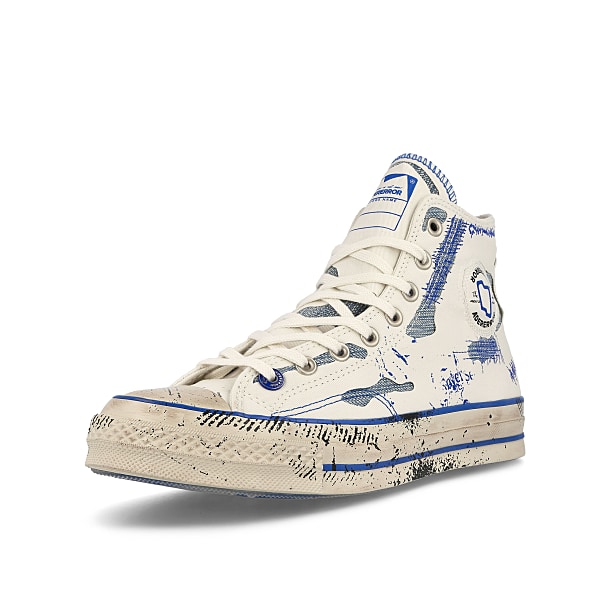 LV x Converse Chuck Taylor All Star 70 Hi White Denim Blue A05668C