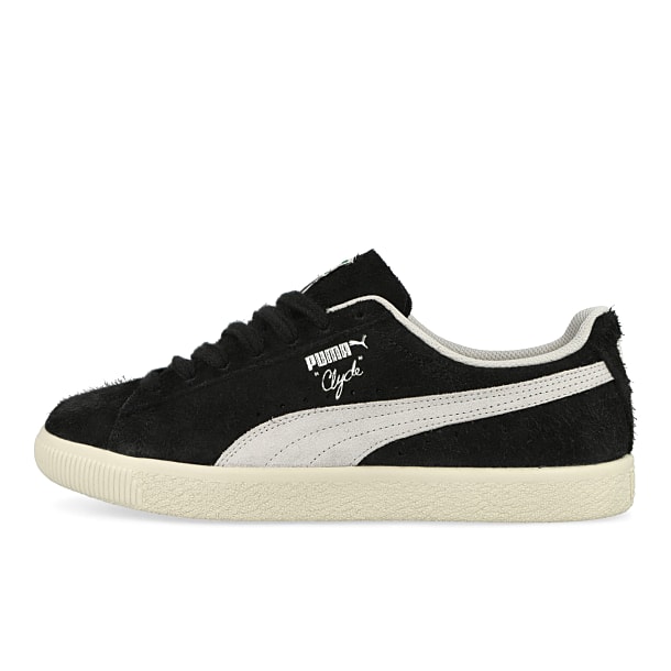 Puma clyde online black suede