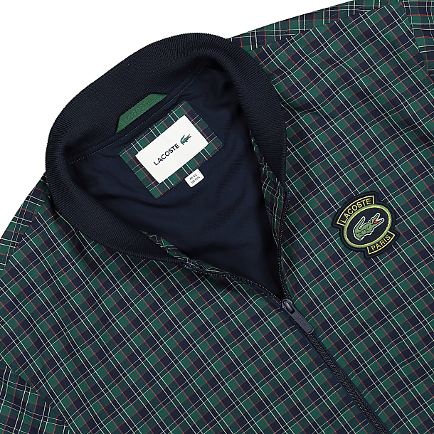 Lacoste live checked reversible harrington jacket hotsell