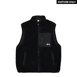 Stussy Stacked Sweater Vest (Dark Navy) S