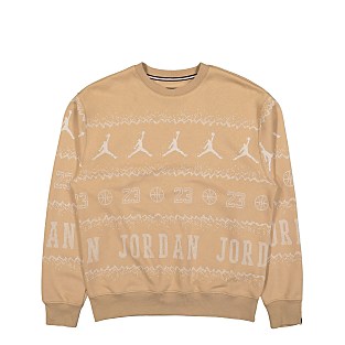 JORDAN Essentials Holiday Fleece Crewneck Sweatshirt FD7463 010