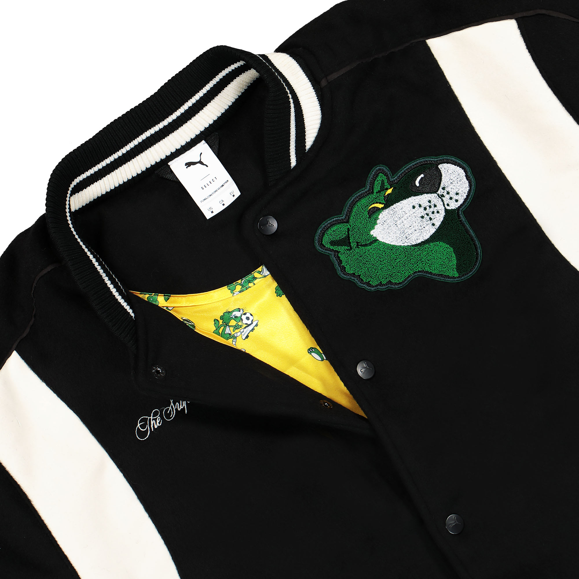 Puma The Mascot T7 College Jacket Evergreen - L