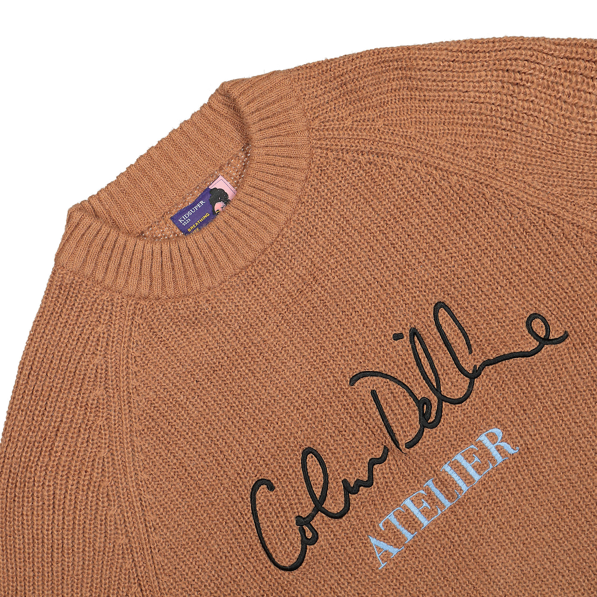 KidSuper Brown Colm Dillane Signature Sweater