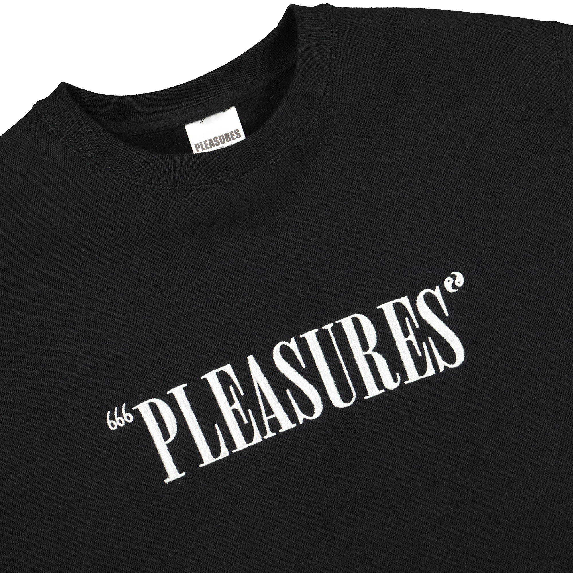 Pleasures balance 2024 embroidered premium crewneck