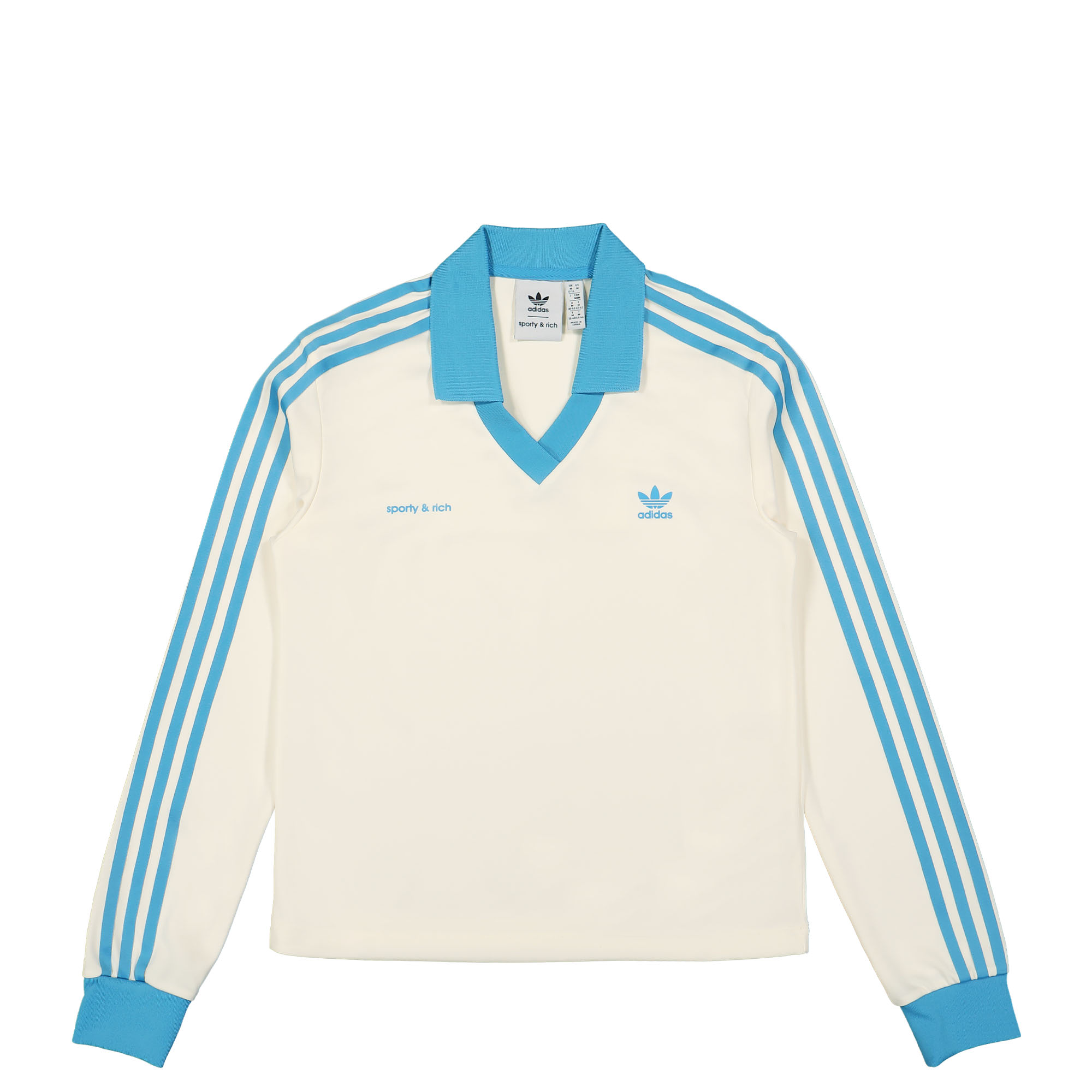 adidas x Sporty Rich V-Neck Crew Sweat