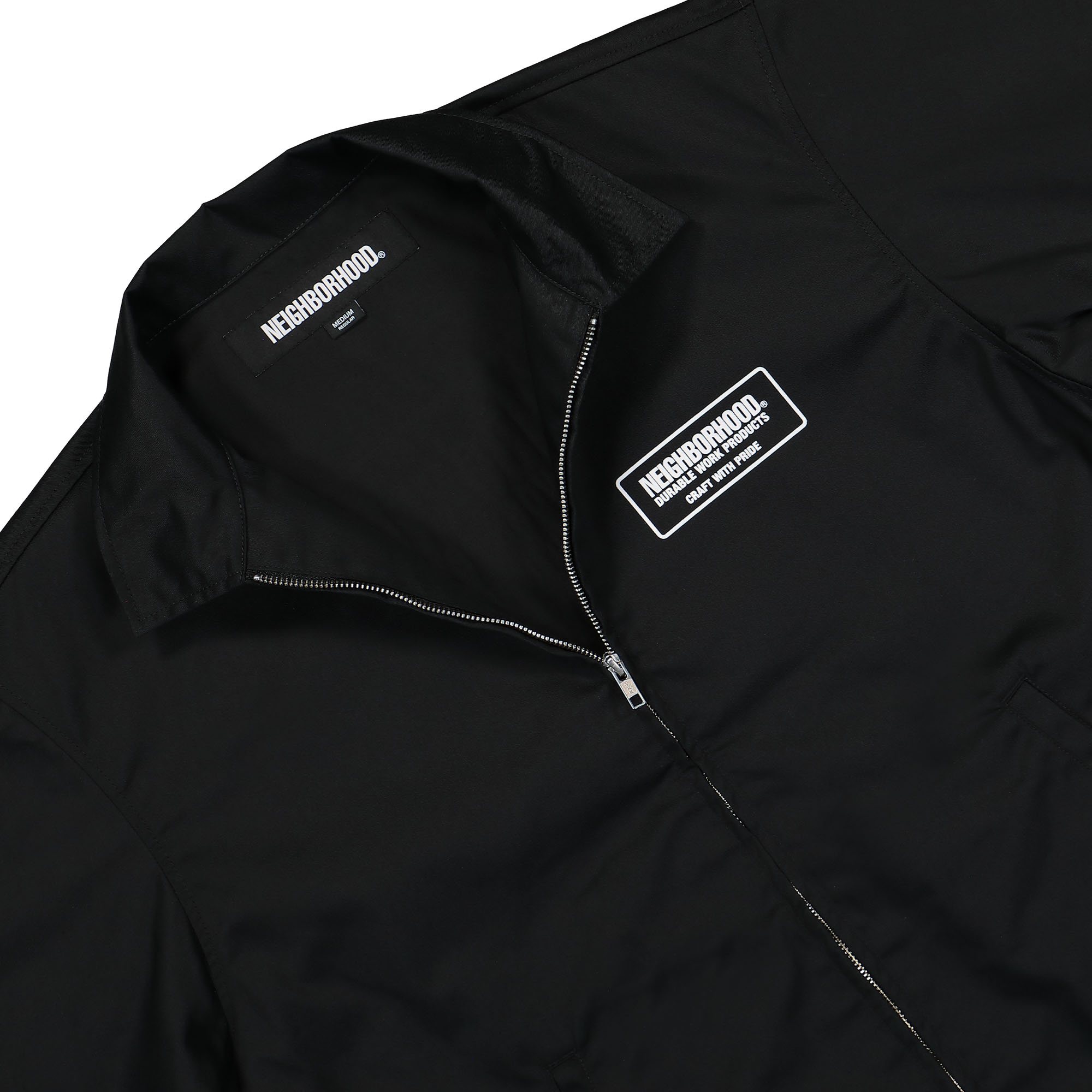 NEIGHBORHOOD ZIP WORK JACKET BLACK - アウター