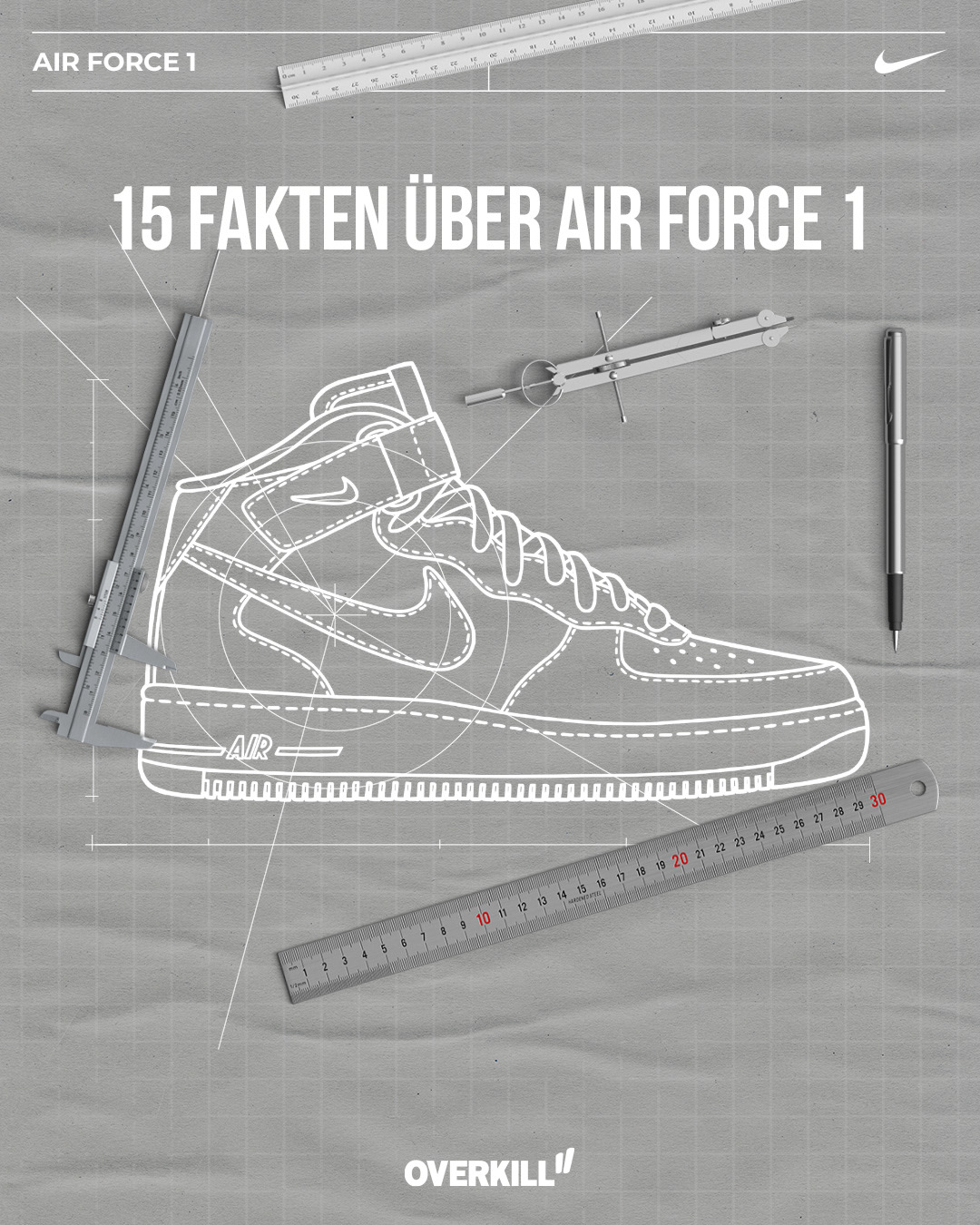 Nike - Air Force 1 Low Retro | Overkill