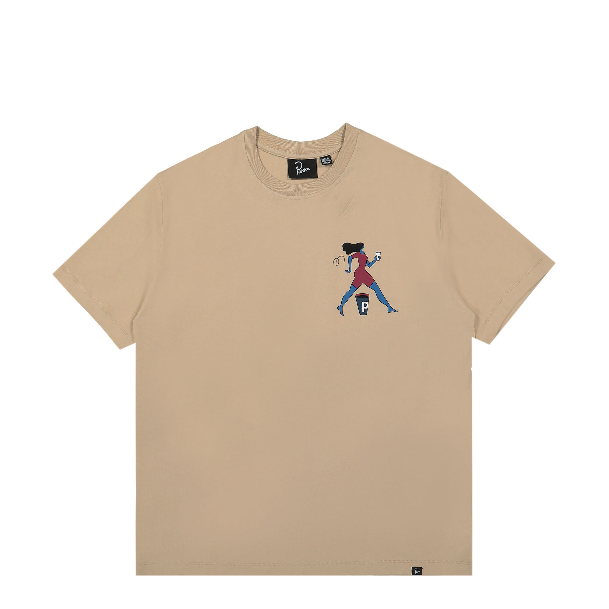 By Parra Men's Backwards T-Shirt in Green By Parra