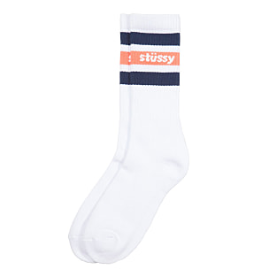 Stussy Stripe Crew Socks - One Size