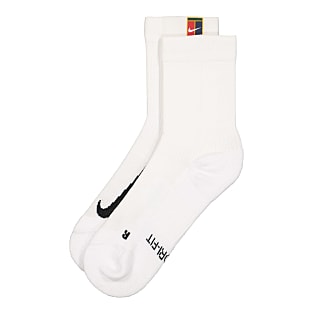 NIke Court Multiplier Cushioned Crew Socks - White